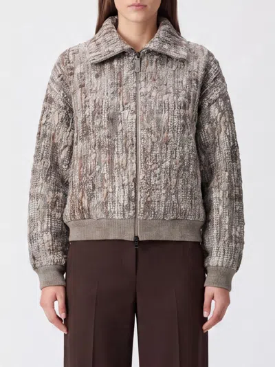 Brunello Cucinelli Sweater Woman Color Beige In Multi