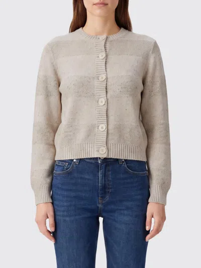 Brunello Cucinelli Sweater Woman In Gray