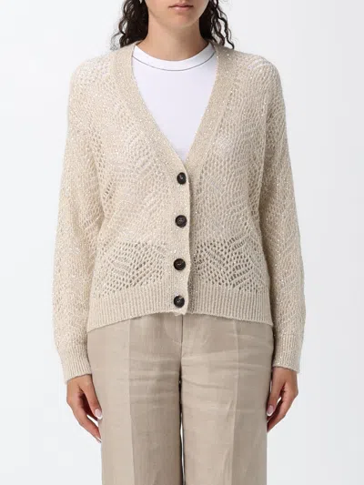 Brunello Cucinelli Sweater Woman Color Ivory In White