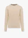 Brunello Cucinelli Men Regular Fit Cashmere Sweater In Yellow