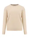 Brunello Cucinelli Men Regular Fit Cashmere Sweater In Yellow