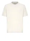 Brunello Cucinelli White Cotton T-shirt In Neutral