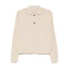 Brunello Cucinelli Cable-knit Polo Shirt