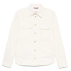 Brunello Cucinelli Men Shirt Jacket In White