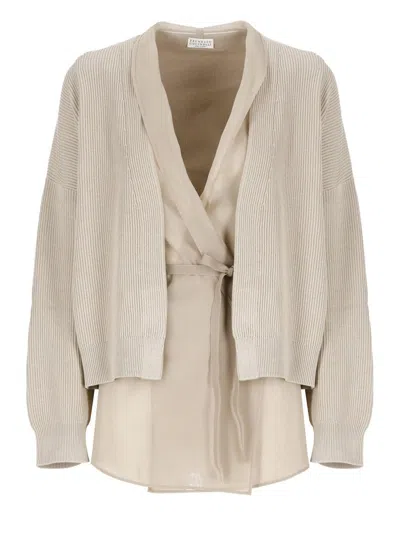 Brunello Cucinelli Sweaters In Neutral
