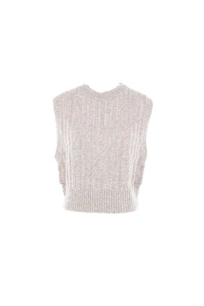 Brunello Cucinelli Sweaters In Gray