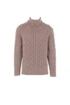 Brunello Cucinelli Men Cashmere Turtle-neck Sweater In Neutral