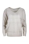 Brunello Cucinelli Sweaters In Gray