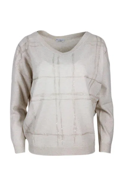 Brunello Cucinelli Sweaters In Gray