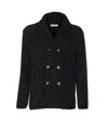 Brunello Cucinelli Double-breasted Cashmere And Silk Blend Cardigan In Black