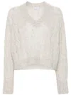 Brunello Cucinelli Sweaters In Gray