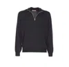 Brunello Cucinelli Half Zip Cashmere Sweater