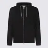 Brunello Cucinelli Hooded Crewneck Sweater Front Pockets In Black