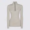 Brunello Cucinelli Beige Zip Up Sweater In Neutral
