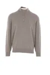 Brunello Cucinelli Sweaters In Gray