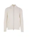 Brunello Cucinelli Cardigan Cashmere Sweaters And Cardigans White In Neutral