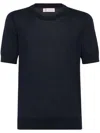 Brunello Cucinelli Slub-texture Fine-knit T-shirt