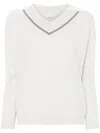 Brunello Cucinelli Long Sleeve V-neck Sweater