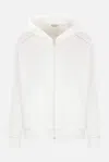 Brunello Cucinelli Monili-embellished Hoodie In Beige