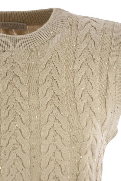 Brunello Cucinelli Sweaters In Beige