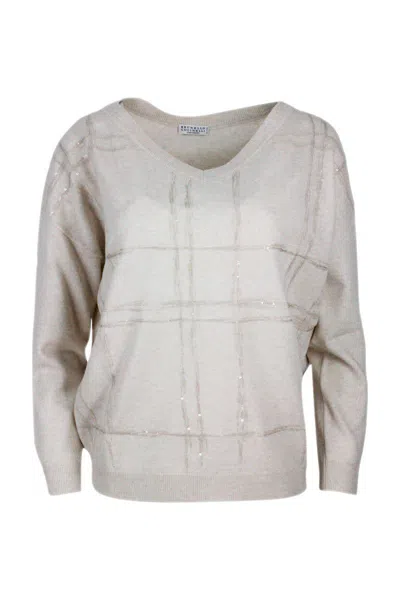 Brunello Cucinelli Sweaters In Beige