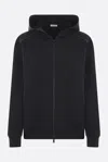 Brunello Cucinelli Jersey Hoodie In Black