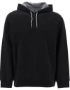 Brunello Cucinelli Lightweight Hoodie With Hood In Black