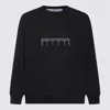 Brunello Cucinelli Black Cotton Sweatshirt In Black