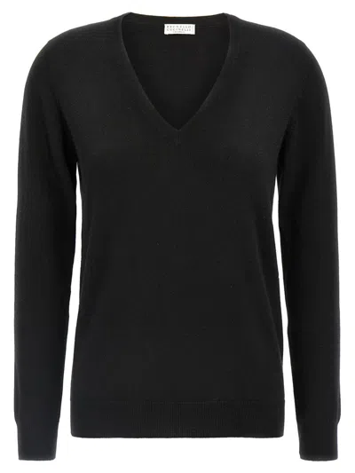Brunello Cucinelli Sweaters In Black