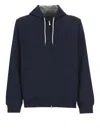 Brunello Cucinelli Leisure Sweatshirt In Blue