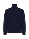 Brunello Cucinelli Sweater Aus Kaschmir Mit Rollkragen In Blue