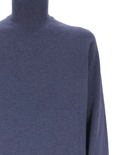 Brunello Cucinelli Sweaters In Blue