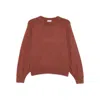 Brunello Cucinelli Cashmere And Silk Sweater With Sequins In Brown
