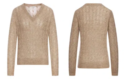 Brunello Cucinelli Sweaters Brown In Neutral