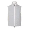 Brunello Cucinelli Grey Wool Casual Jacket In Ciottolo+geyser+bianco Lana