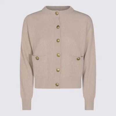 Brunello Cucinelli White Wool Knitwear In Neutral