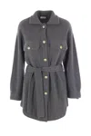 Brunello Cucinelli Virgin Wool-cashmere-silk Cardigan In Blue