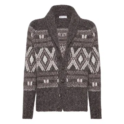 Brunello Cucinelli Sweaters In Gray