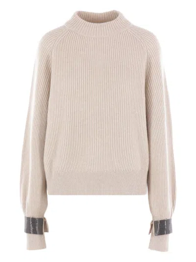 Brunello Cucinelli Sweaters In Gray
