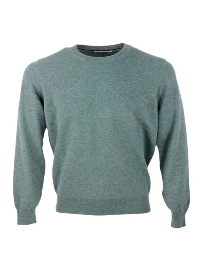 Brunello Cucinelli Crewneck Jumper In Green