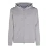 Brunello Cucinelli Leisure Zipped Sweatshirt In Grey