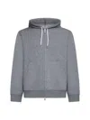 Brunello Cucinelli Jersey Hoodie In Grey