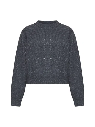 Brunello Cucinelli Sweater In Grey