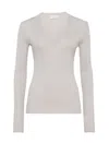 Brunello Cucinelli Light Grey Cashmere In Gray