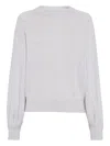 Brunello Cucinelli Sweaters Grey In White