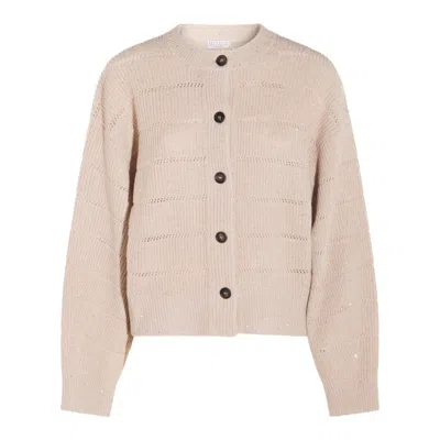 Brunello Cucinelli Sweaters Light And Natural In Pink