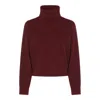 Brunello Cucinelli Cashmere Blend English Ribbed Turtleneck Sweater