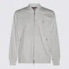 Brunello Cucinelli Ribbed Long Sleeve Sweatshirt In Gray