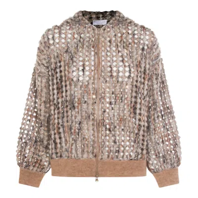 Brunello Cucinelli Sweaters Light And Natural In Brown