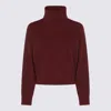Brunello Cucinelli Cashmere Blend English Ribbed Turtleneck Sweater In Multi